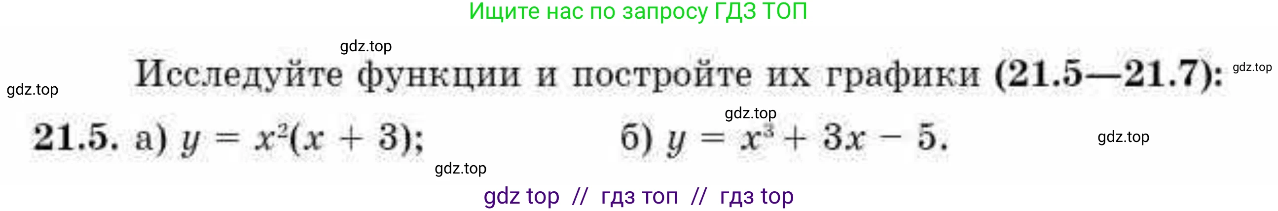 Алгебра, 10 класс Учебник, авторы: Абылкасымова Алма Есимбековна, Жумагулова Зауре Абдыкеновна, издательство Мектеп, Алматы, 2019, страница 117, номер 21.5, Условие