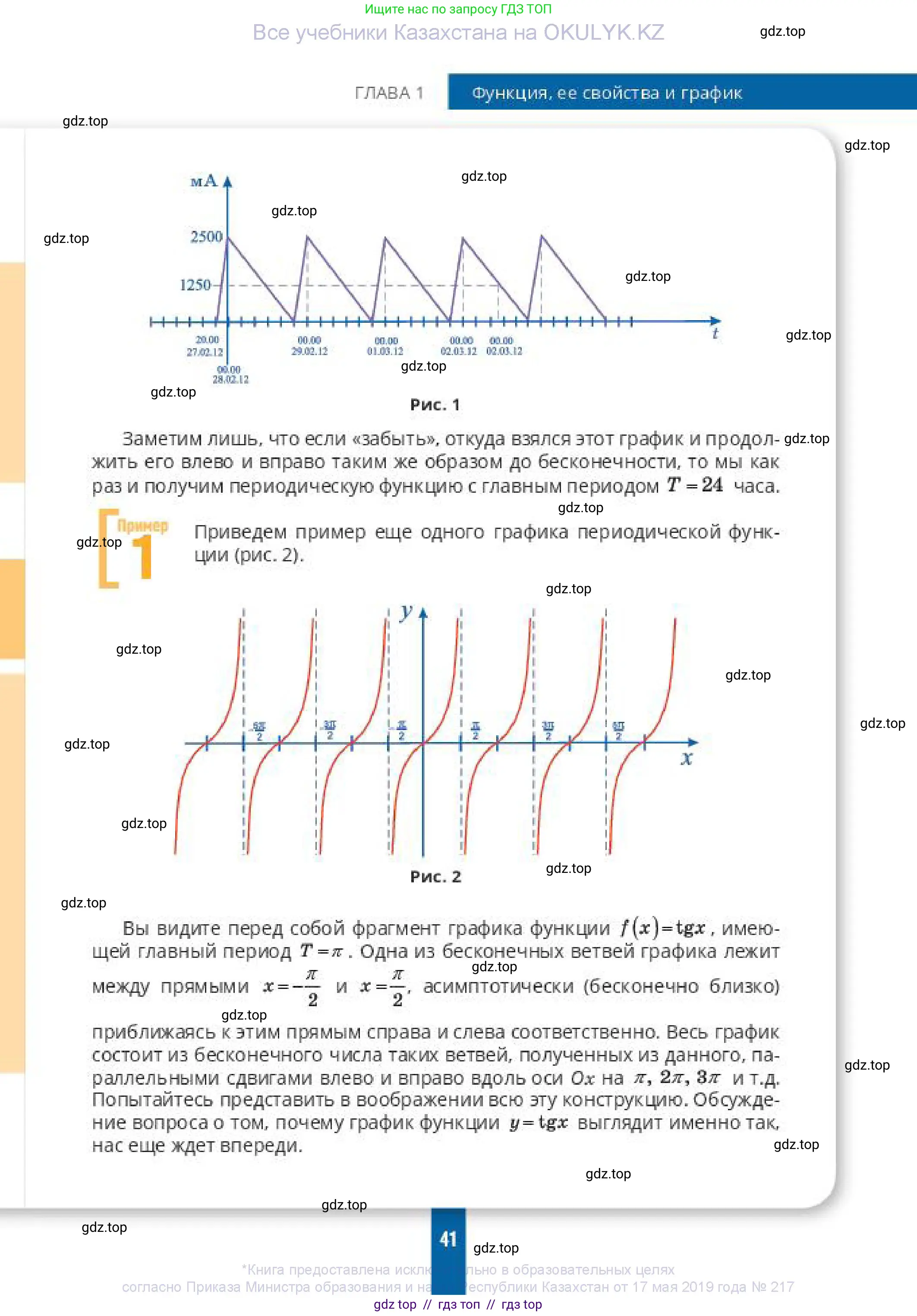 Алгебра, 10 класс Учебник, авторы: Пак Олег Владимирович, Ардакулы Дархан, Ескендирова Елена Викторовна, издательство Алматыкітап баспасы, Алматы, 2019, страница 41