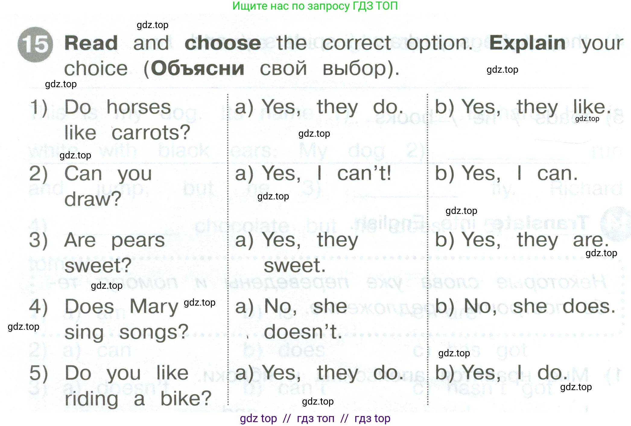 Английский язык (english), 2 класс Сборник упражнений, автор: Котова Марина Петровна, издательство Просвещение, Москва, 2023, белого цвета, страница 94, номер 15, Условие