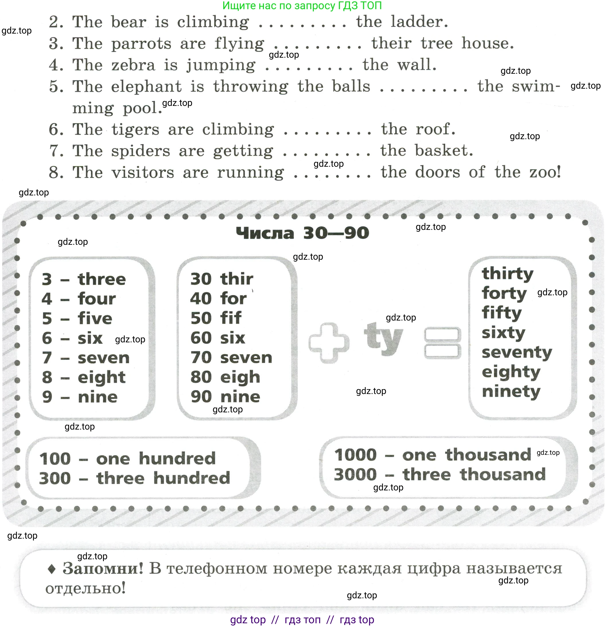 Английский язык (english), 4 класс сборник грамматических упражнений, автор: Рязанцева Светлана Борисовна, издательство Просвещение, Москва, 2023, белого цвета, страница 12, номер 18, Условие (продолжение 2)