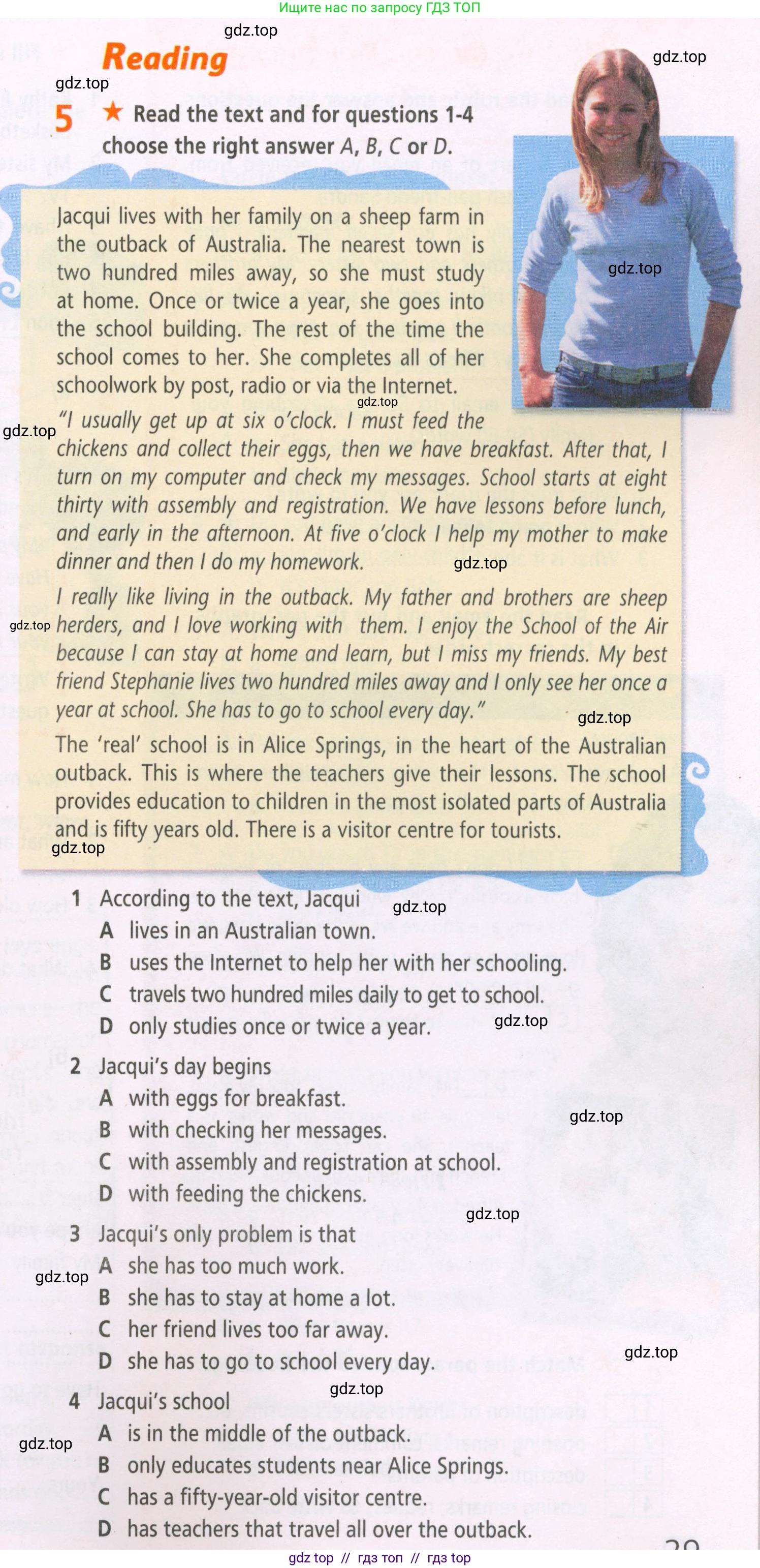 Английский язык (english), 5 класс Рабочая тетрадь (workbook), авторы: Баранова Ксения Михайловна (Baranova Ksenia), Дули Дженни (Dooley Jenny), Копылова Виктория Викторовна (Kopylova Victoria), Мильруд Радислав Петрович (Millrood Radislav), Эванс Вирджиния (Evans Virginia), издательство Просвещение, Москва, 2023, белого цвета, страница 29, номер 5, Условие