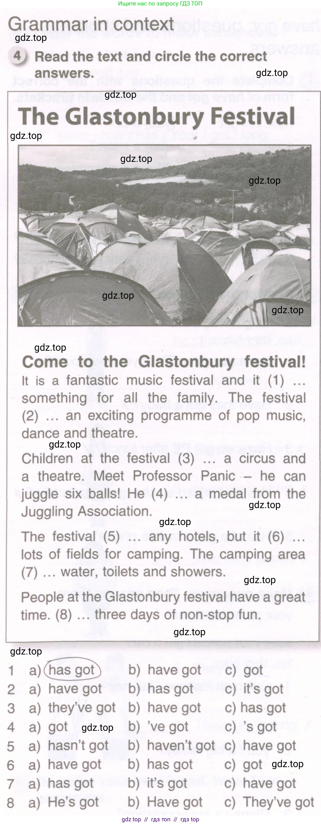 Английский язык (english), 6 класс рабочая тетрадь, авторы: Комарова Юлия Александровна, Ларионова Ирина Владимировна, издательство Русское слово, Москва, 2022, розового цвета, страница 20, номер 4, Условие