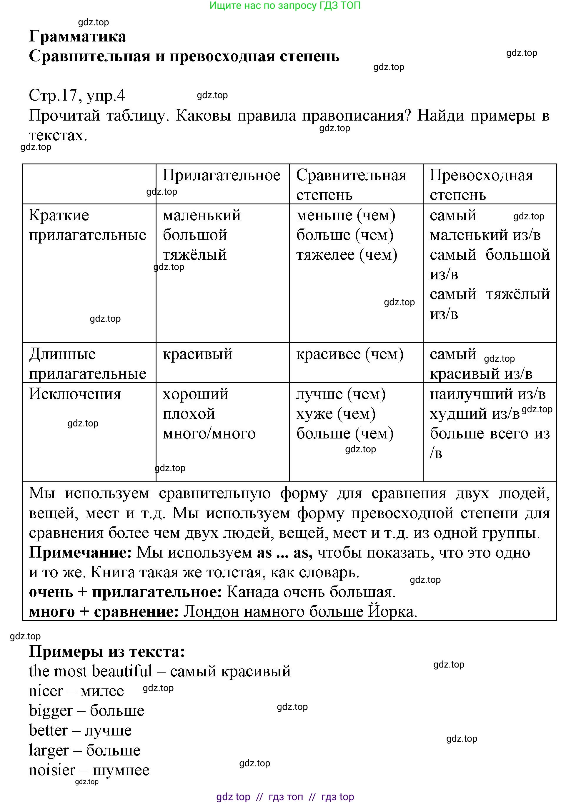 Английский язык (english), 6 класс Учебник (Student's book), авторы: Баранова Ксения Михайловна (Baranova Ksenia), Дули Дженни (Dooley Jenny), Копылова Виктория Викторовна (Kopylova Victoria), Мильруд Радислав Петрович (Millrood Radislav), Эванс Вирджиния (Evans Virginia), издательство Просвещение, Москва, 2023, белого цвета, страница 17, номер 4, Решение