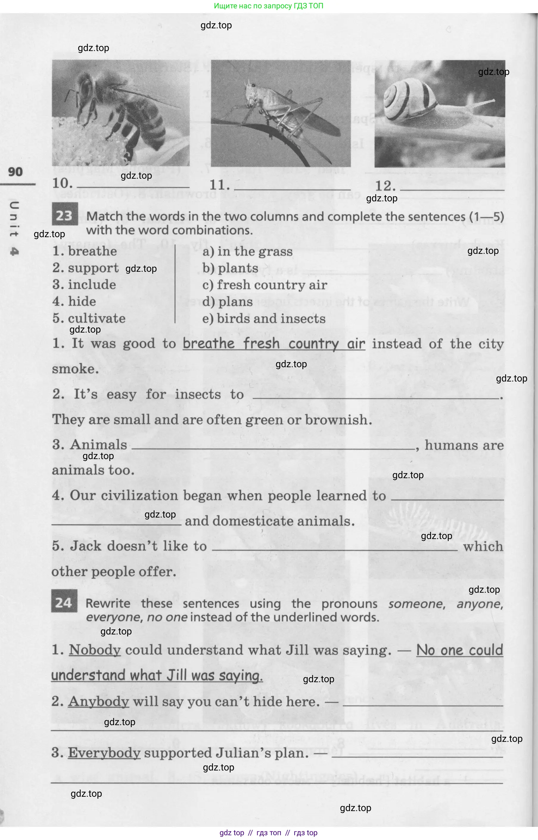 Английский язык (english), 7 класс Лексико-грамматический практикум, авторы: Афанасьева Ольга Васильевна (Afanasyeva Olga), Михеева Ирина Владимировна (Mikheeva Irina), Баранова Ксения Михайловна (Baranova Ksenia), издательство Просвещение, Москва, 2016, белого цвета, страница 90