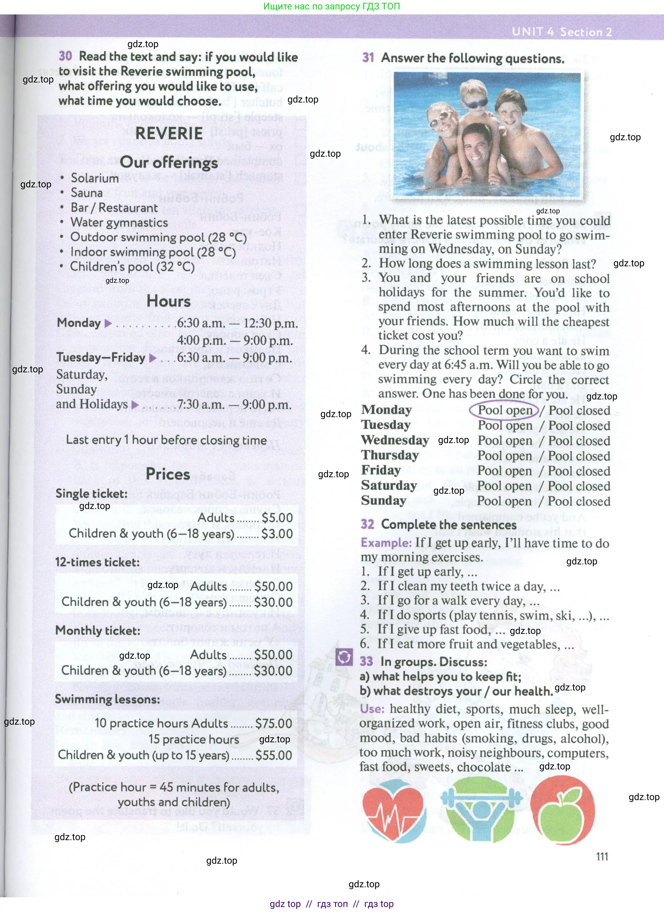 Английский язык (english), 7 класс Учебник (Student's book), автор: Биболетова Мерем Забатовна, издательство Просвещение, Москва, 2023, страница 111