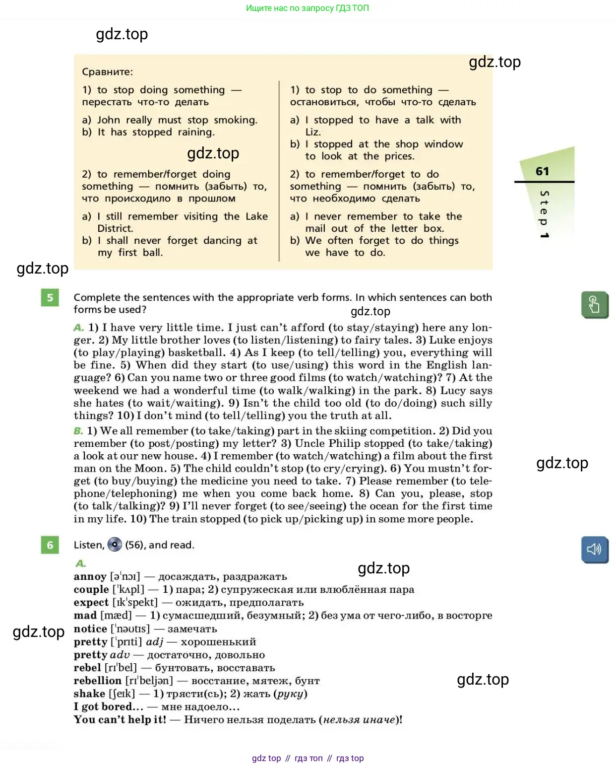 Английский язык (english), 9 класс Учебник, авторы: Афанасьева Ольга Васильевна (Afanasyeva Olga), Михеева Ирина Владимировна (Mikheeva Irina), Баранова Ксения Михайловна (Baranova Ksenia), издательство Просвещение, Москва, 2022, белого цвета, Часть 2, страница 61
