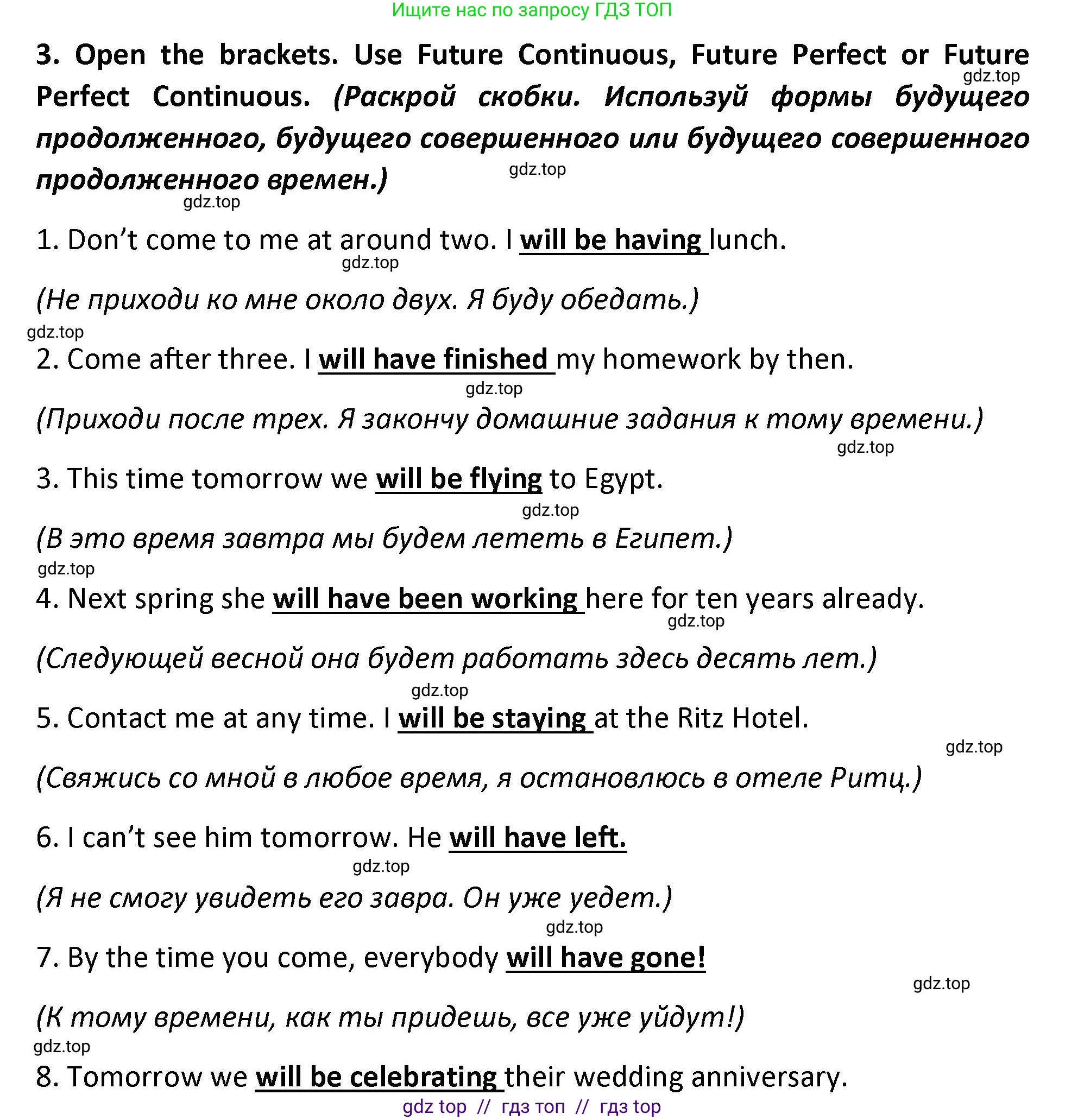 Английский язык (english), 9 класс сборник грамматических упражнений, авторы: Иняшкин Станислав Геннадьевич, Комиссаров Константин Вячеславович, издательство Просвещение, Москва, 2024, белого цвета, страница 13, номер 3, Решение 1 (2024-2027)