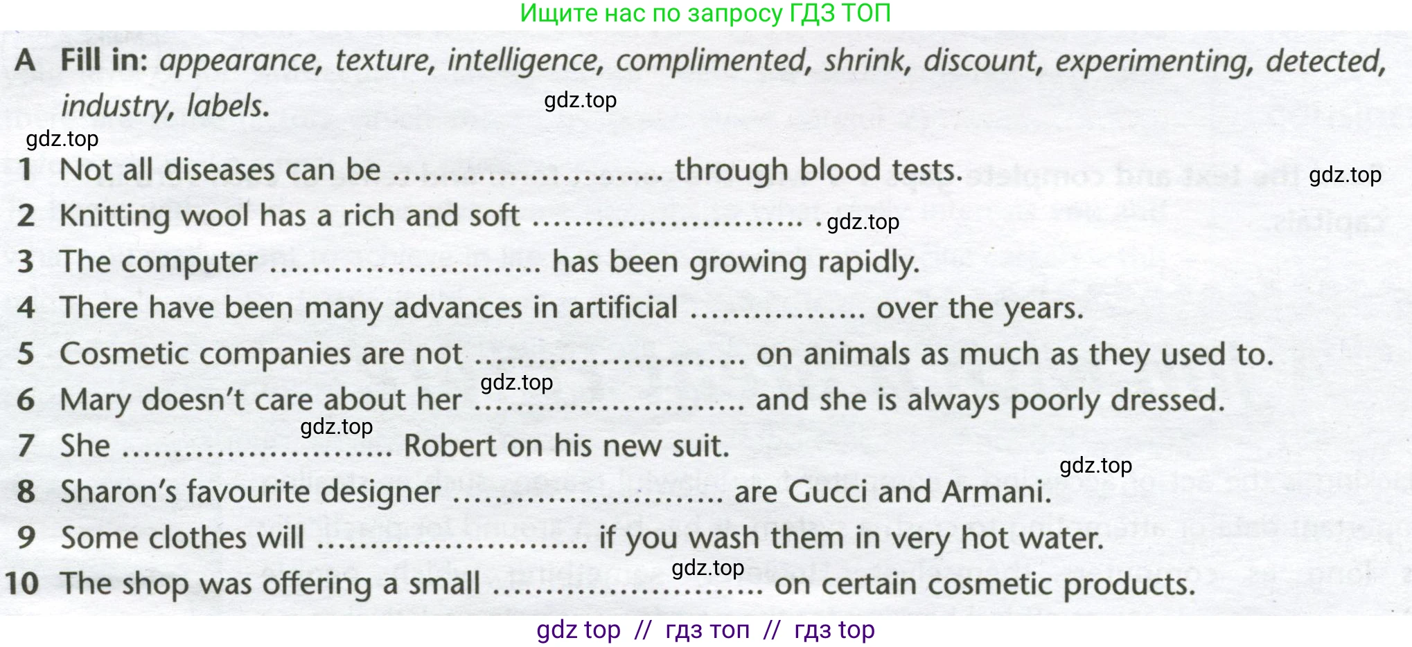 Английский язык (english), 10 класс контрольные задания (test booklet), авторы: Баранова Ксения Михайловна (Baranova Ksenia), Дули Дженни (Dooley Jenny), Копылова Виктория Викторовна (Kopylova Victoria), Мильруд Радислав Петрович (Millrood Radislav), Эванс Вирджиния (Evans Virginia), издательство Просвещение, Москва, 2019, серого цвета, страница 31, номер A, Условие