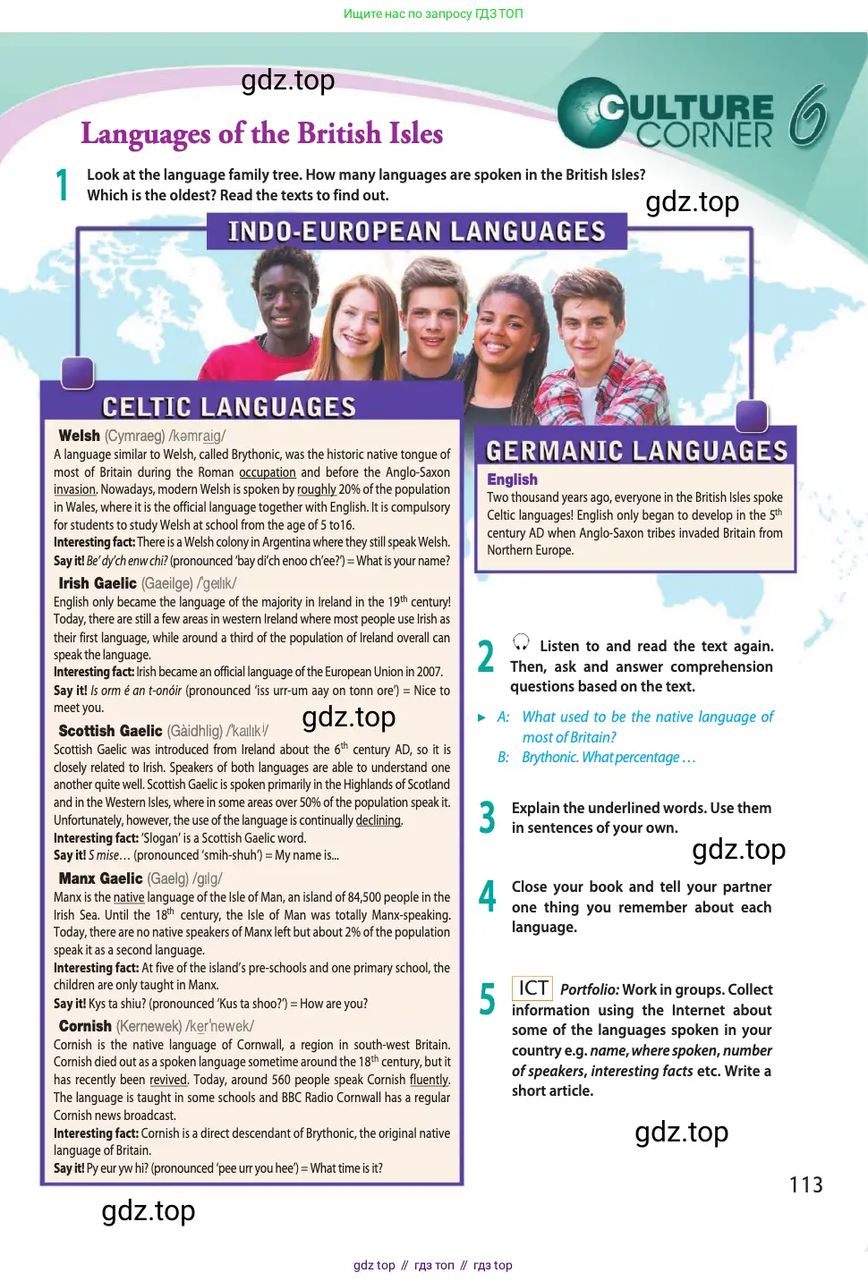 Английский язык (english), 11 класс Учебник (Student's book), авторы: Афанасьева Ольга Васильевна (Afanasyeva Olga), Дули Дженни (Dooley Jenny), Михеева Ирина Владимировна (Mikheeva Irina), Оби Боб (Obee Bob), Эванс Вирджиния (Evans Virginia), издательство Просвещение, Москва, 2019, страница 113