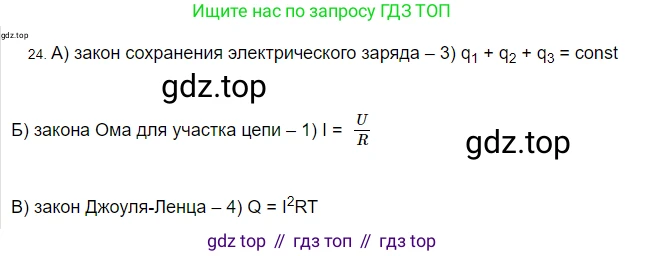 Физика, 8 класс Учебник, автор: Пёрышкин И М, издательство Просвещение, Москва, 2023, белого цвета, страница 243, номер 24, Решение 3