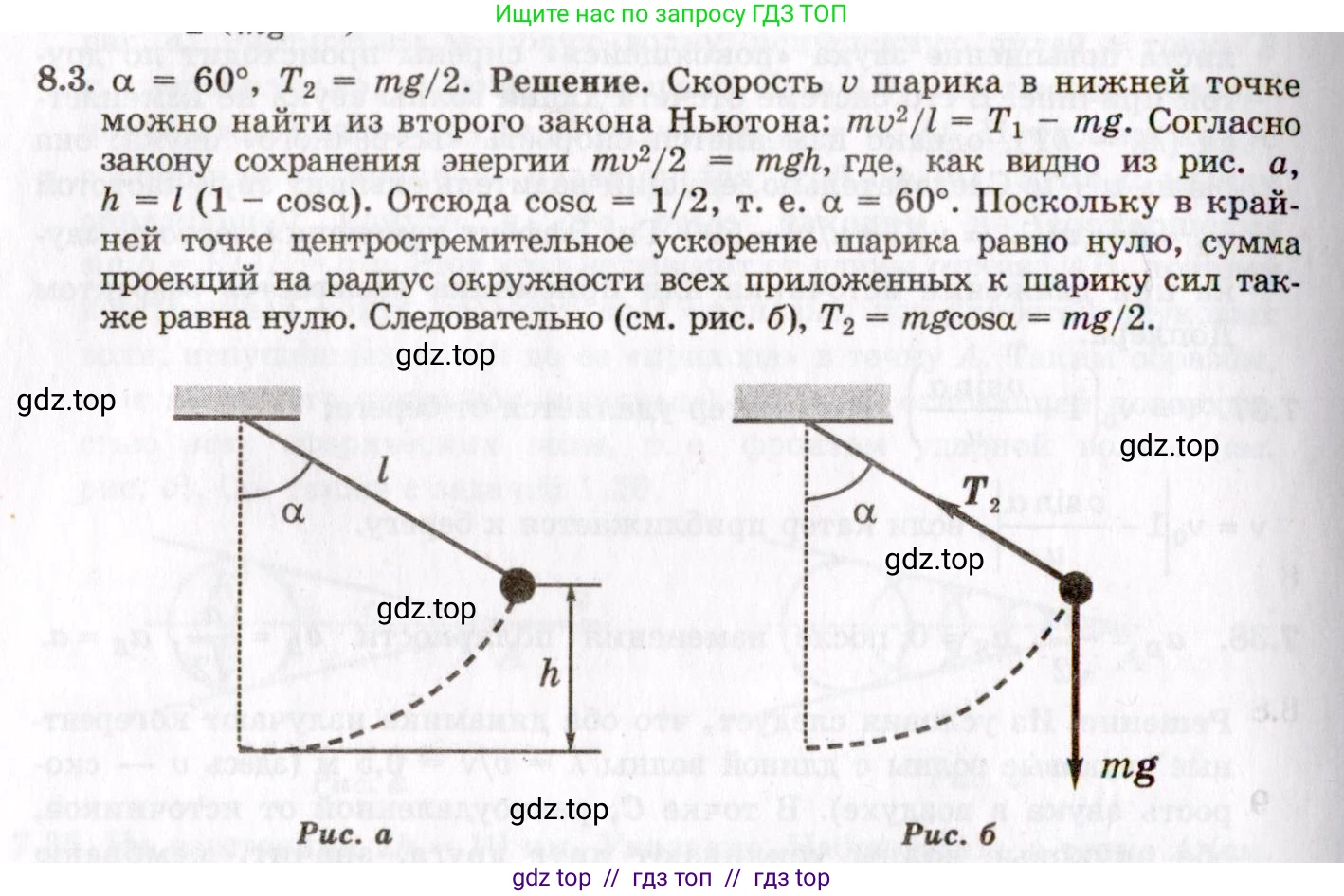 Физика, 8-11 класс Учебник, задачник, авторы: Гельфгат Илья Маркович, Генденштейн Лев Элевич, Кирик Леонид Анатольевич, издательство Илекса, Москва, 2005, страница 43, номер 8.3, Решение