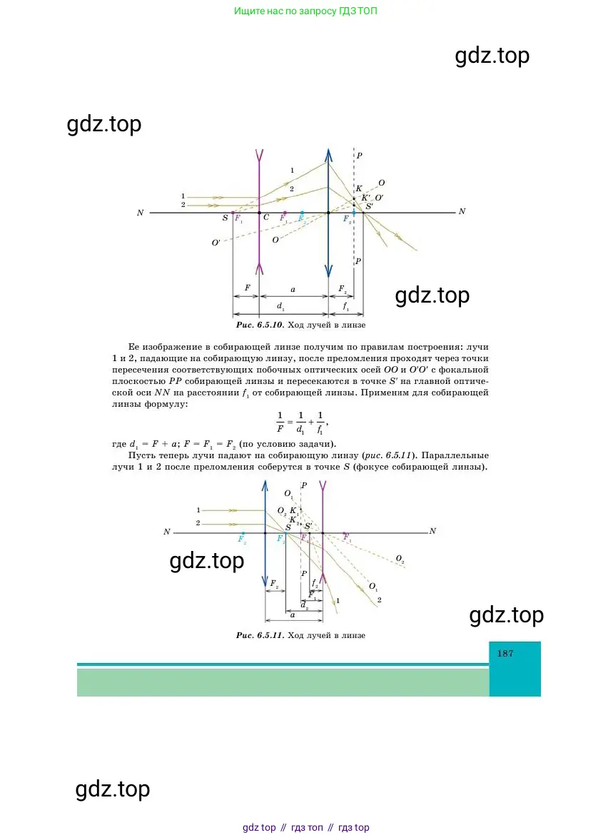 Физика, 11 класс Учебник, авторы: Башарулы Рахметолла, Шункеев Куанышбек Шункеевич, Мясникова Людмила Николаевна, Жантурина Нургул Нигметовна, Бармина Александра Александровна, Аймаганбетова Зухра Кураниевна, издательство Атамұра, Алматы, 2020, голубого цвета, страница 187