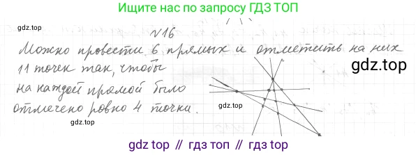 Геометрия, 7 класс Учебник, авторы: Мерзляк Аркадий Григорьевич, Полонский Виталий Борисович, Якир Михаил Семёнович, издательство Просвещение, Москва, 2023, оранжевого цвета, страница 13, номер 16, Решение 4 (2015-2022)