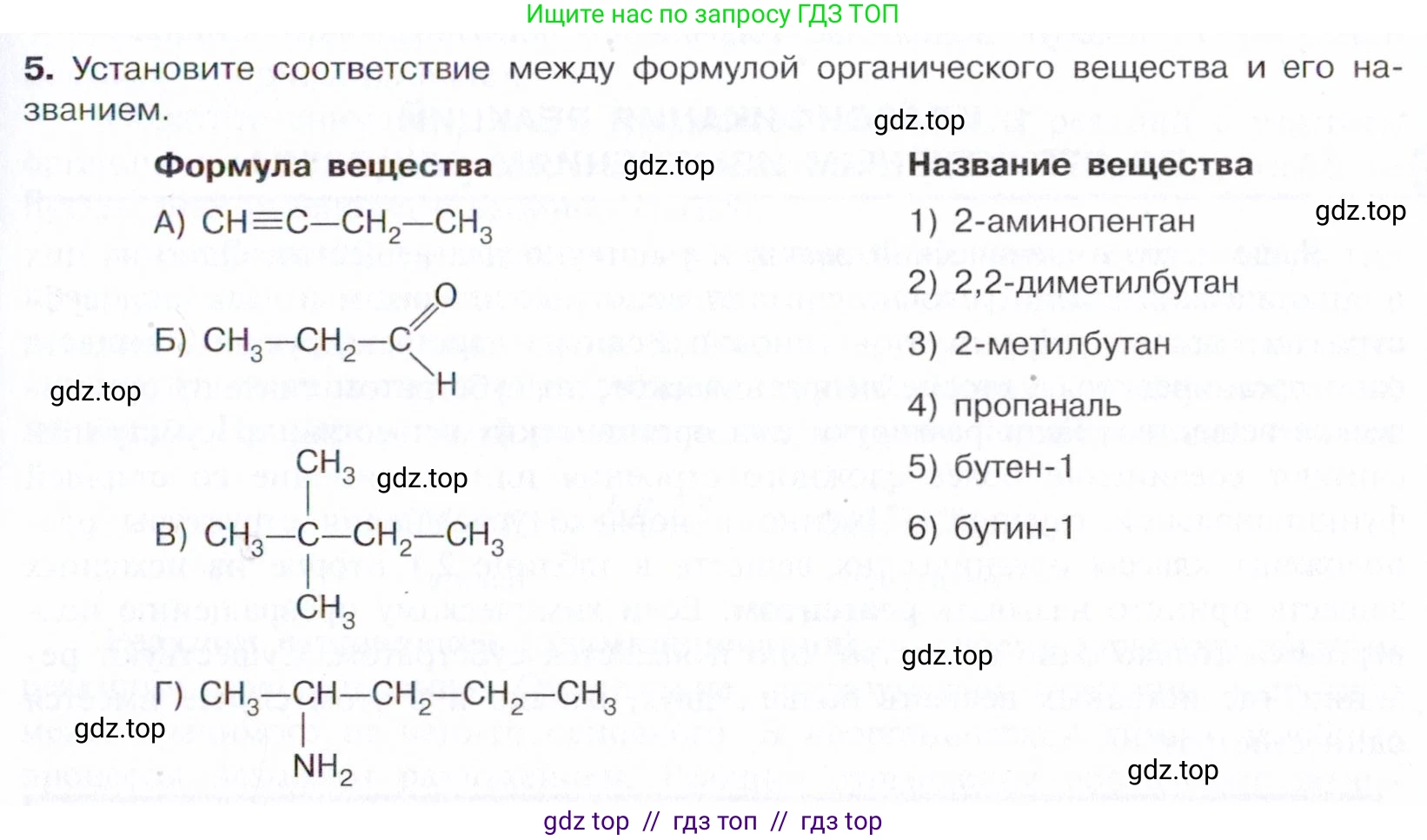 Химия, 10 класс Учебник, авторы: Габриелян Олег Саргисович, Остроумов Игорь Геннадьевич, Сладков Сергей Анатольевич, издательство Просвещение, Москва, 2021, белого цвета, страница 39, номер 5, Условие