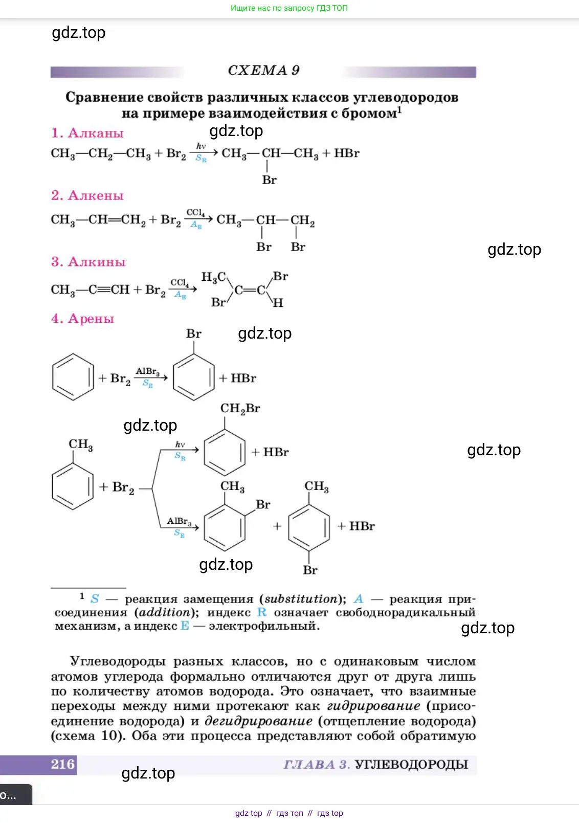 Химия, 10 класс Учебник, авторы: Еремин Вадим Владимирович, Кузьменко Николай Егорович, Теренин Владимир Ильич, Дроздов Андрей Анатольевич, Лунин Валерий Васильевич, издательство Просвещение, Москва, 2023, белого цвета, страница 216