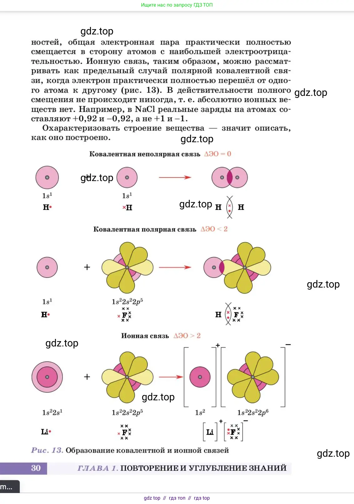 Химия, 10 класс Учебник, авторы: Еремин Вадим Владимирович, Кузьменко Николай Егорович, Теренин Владимир Ильич, Дроздов Андрей Анатольевич, Лунин Валерий Васильевич, издательство Просвещение, Москва, 2023, белого цвета, страница 30