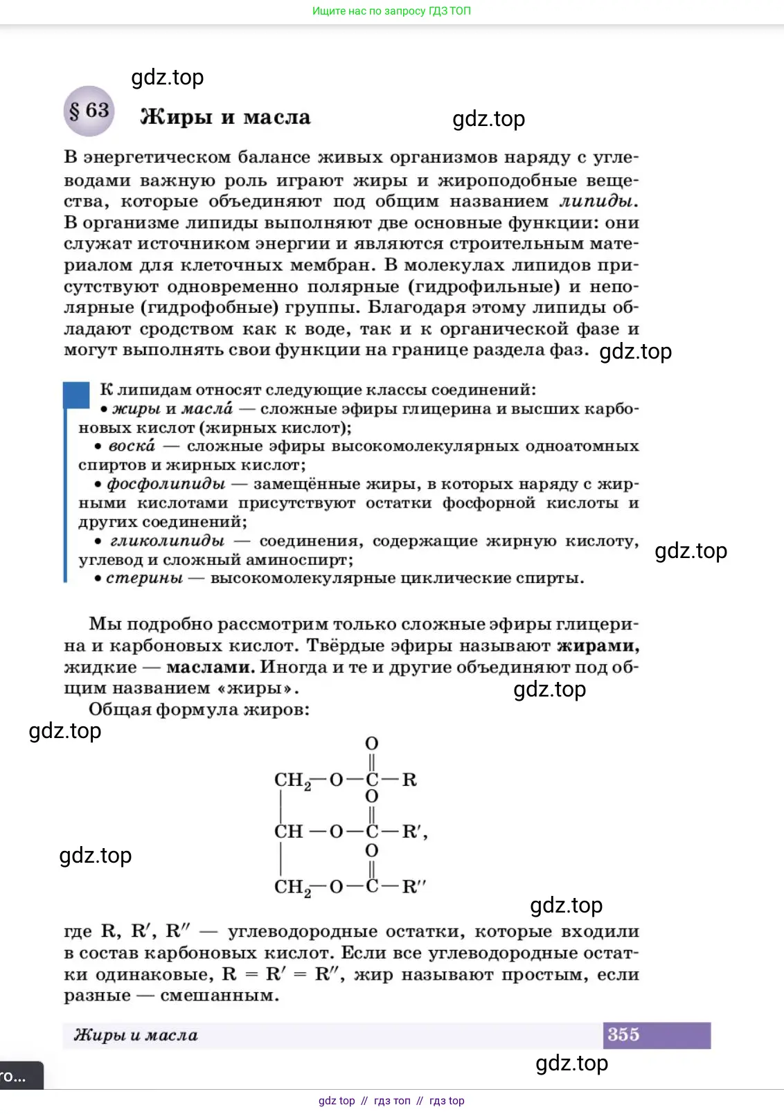 Химия, 10 класс Учебник, авторы: Еремин Вадим Владимирович, Кузьменко Николай Егорович, Теренин Владимир Ильич, Дроздов Андрей Анатольевич, Лунин Валерий Васильевич, издательство Просвещение, Москва, 2023, белого цвета, страница 355