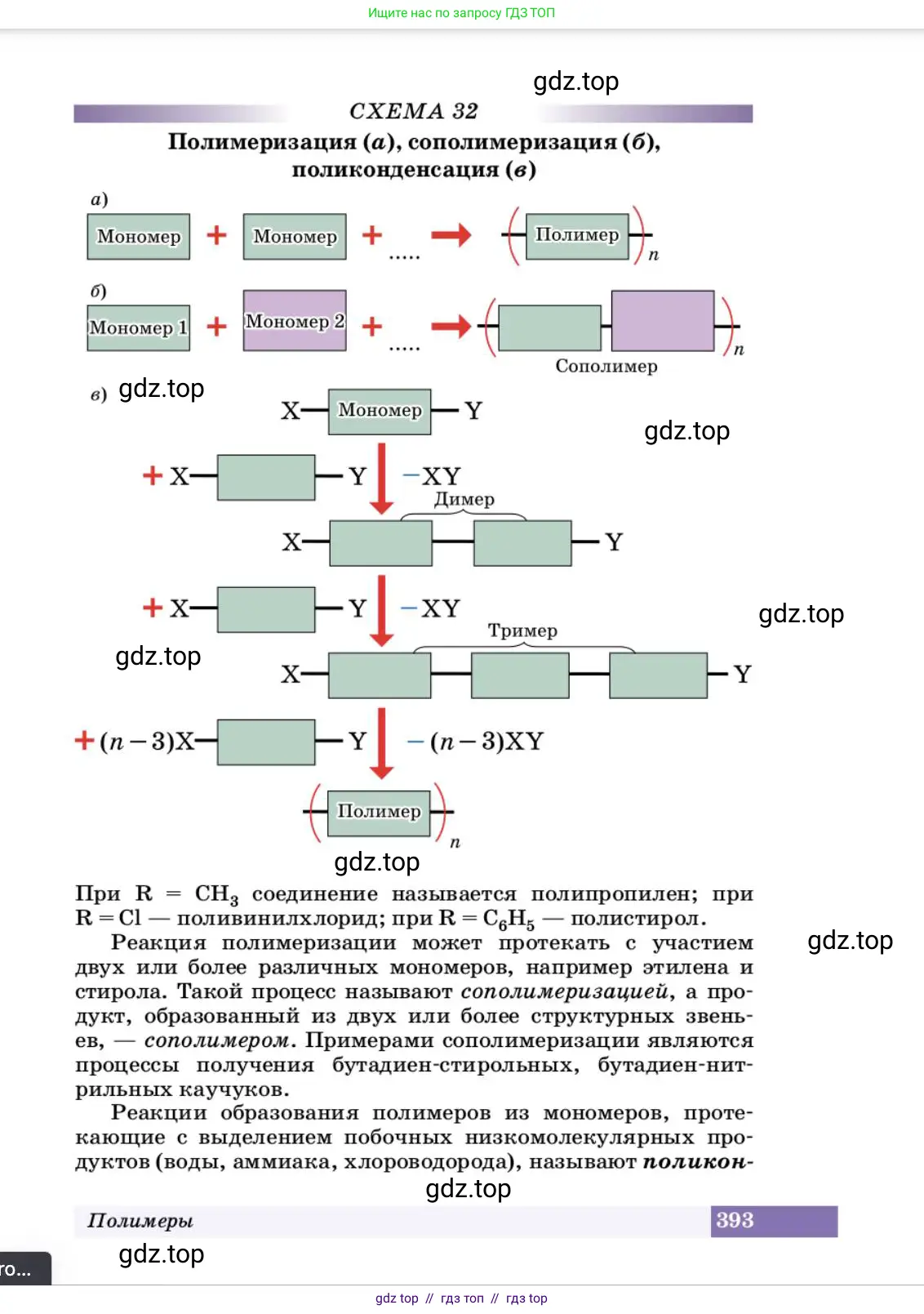 Химия, 10 класс Учебник, авторы: Еремин Вадим Владимирович, Кузьменко Николай Егорович, Теренин Владимир Ильич, Дроздов Андрей Анатольевич, Лунин Валерий Васильевич, издательство Просвещение, Москва, 2023, белого цвета, страница 393