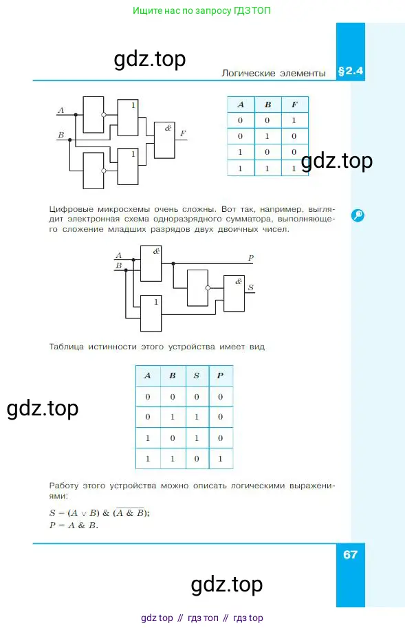 Информатика, 8 класс Учебник, авторы: Босова Людмила Леонидовна, Босова Анна Юрьевна, издательство Просвещение, Москва, 2023, страница 67