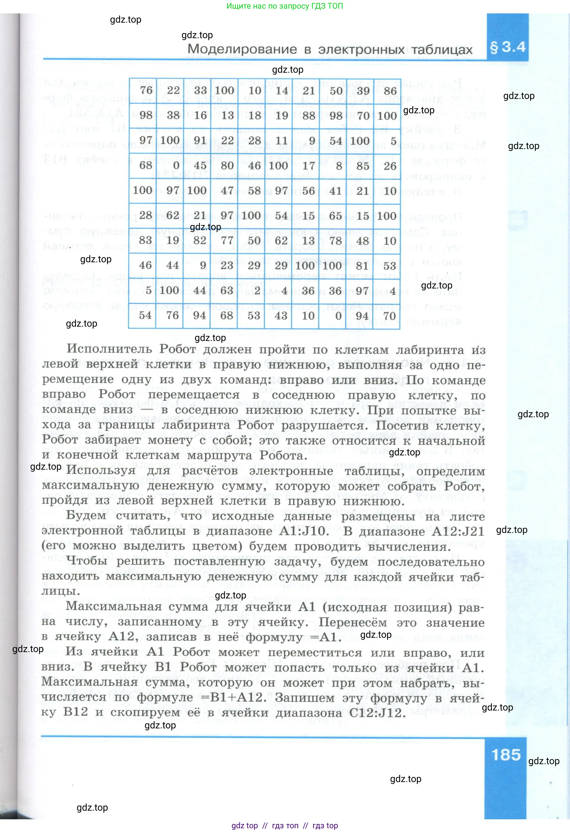 Информатика, 9 класс Учебник, авторы: Босова Людмила Леонидовна, Босова Анна Юрьевна, Аквилянов Никита Александрович, издательство Просвещение, Москва, 2024, страница 185