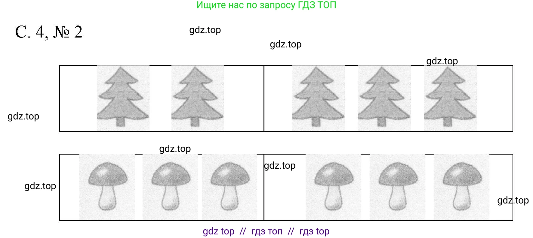Математика, 1 класс Проверочные работы, автор: Волкова Светлана Ивановна, издательство Просвещение, Москва, 2023, белого цвета, страница 4, номер 2, Решение