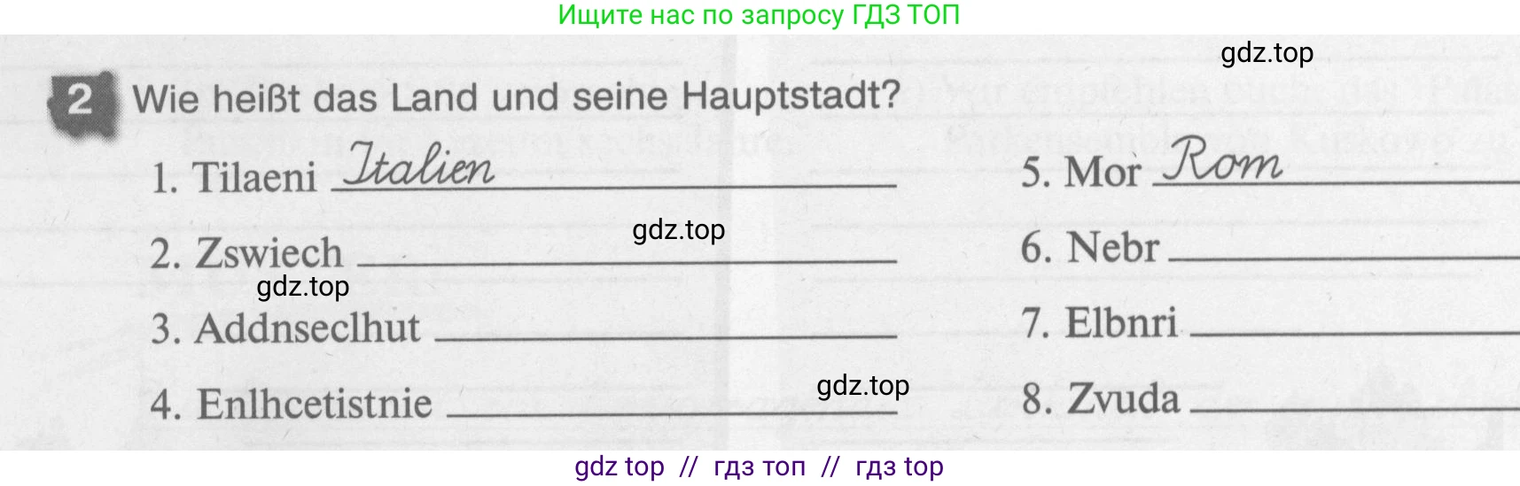 Немецкий язык (Deutsch), 7 класс рабочая тетрадь (arbeitsbuch), авторы: Бим Инесса Львовна (Bim I), Садомова Людмила Васильевна (Sadomova L), Фомичева Людмила Михайловна (Fomitschjowa L), Крылова Жанета Яковлевна (Krylowa Schaneta), издательство Просвещение, Москва, 2023, оранжевого цвета, страница 38, номер 2, Условие
