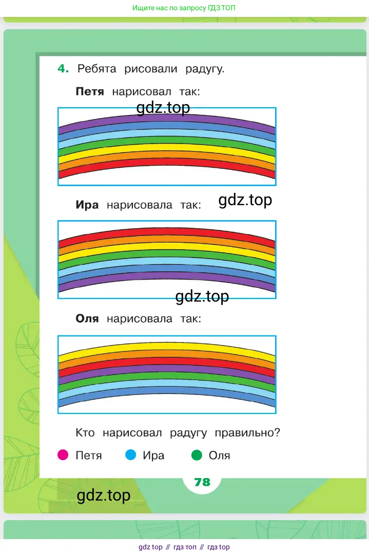 Окружающий мир, 1 класс Учебник, автор: Плешаков Андрей Анатольевич, издательство Просвещение, Москва, 2023, белого цвета, страница 78